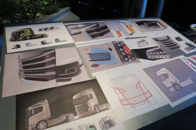 Resumen de los diseños previos al lanzamiento de la nueva generación Scania R y S.